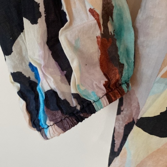 Maria Cher Violet multicolor cotton blouse - Picture 4 of 7